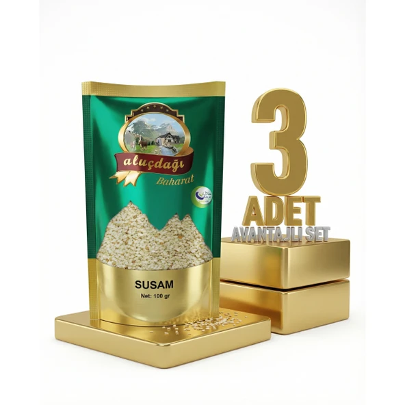 Aluçdağı Susam 3x100 Gr ürün görseli 1