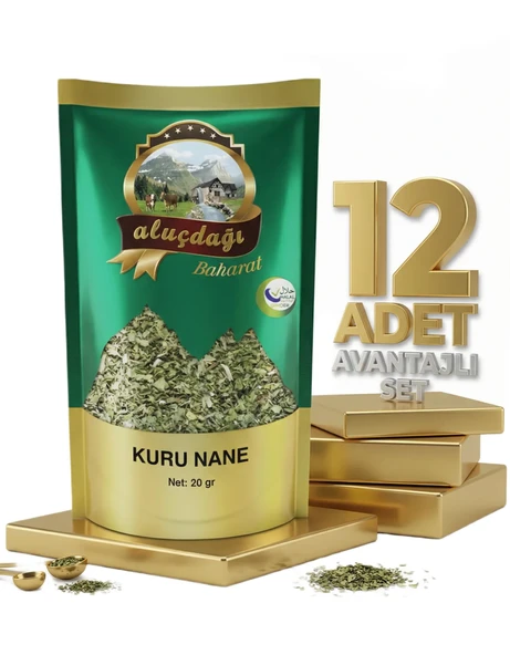 Aluçdağı Kuru Nane 12x100 Gr - Resim 2
