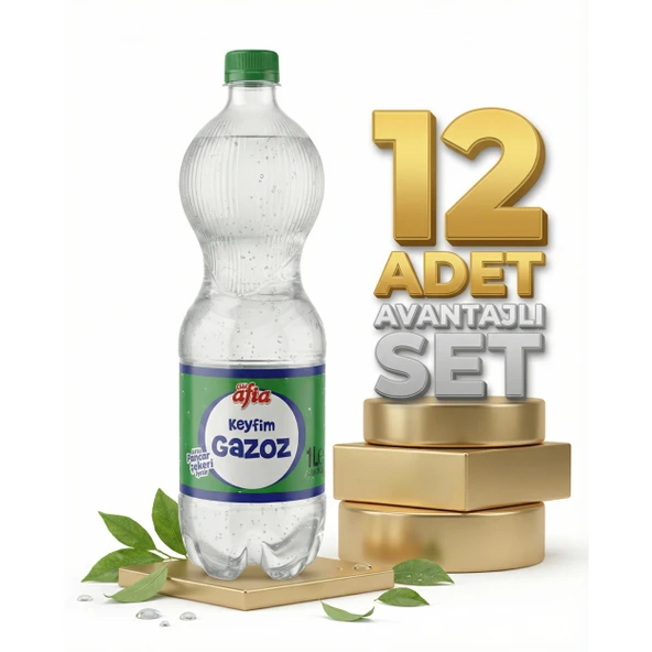 Afia Keyfim Gazoz 12x1 Lt - Resim 2