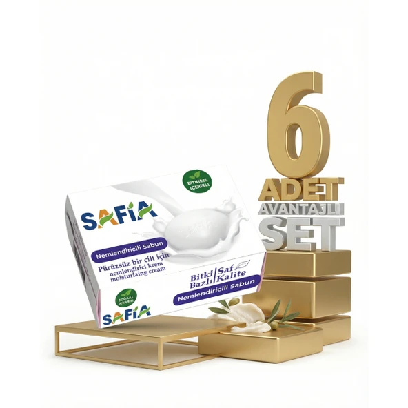 Safia Nemlendirici Güzellik Sabunu 6x90 Gr ürün görseli 1