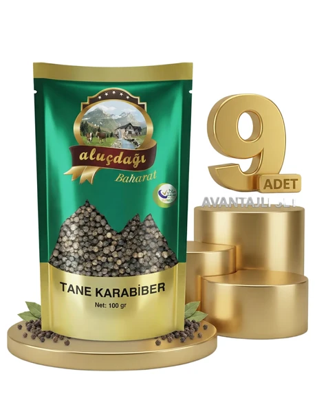 Aluçdağı Tane Karabiber 9x100 Gr - Resim 2