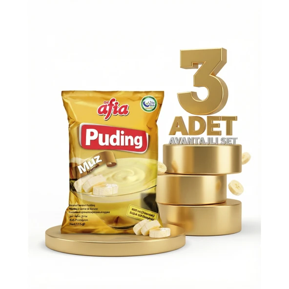 Afia Muzlu Puding 3x125 Gr ürün görseli 1