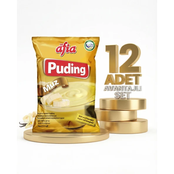 Afia Muzlu Puding 12x115 Gr ürün görseli 1
