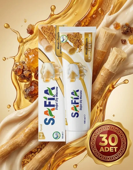 Safia Diş Macunu Misvak ve Propolis 30x100 ml - Resim 4