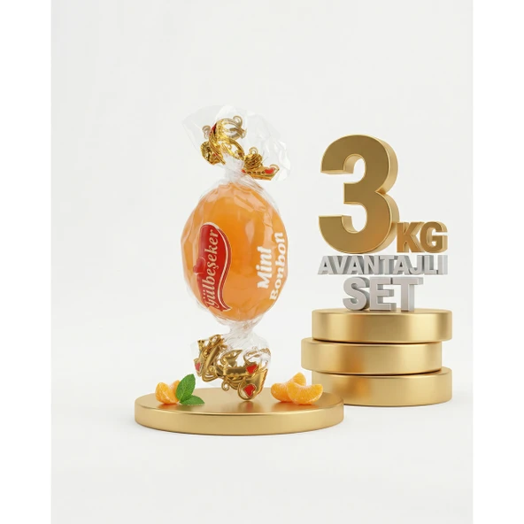 Afia Meyveli Mini Bonbon Şeker 3x1 Kg ürün görseli 1