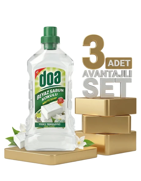 Doa Yüzey Temizleyici Beyaz Sabun 3x2,5 Lt ürün görseli 1