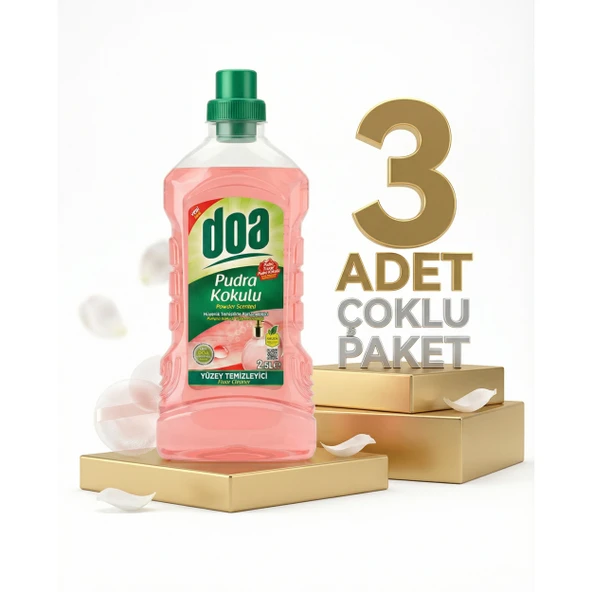 Doa Yüzey Temizleyici Pudra Kokulu 3x2,5 Lt ürün görseli 1