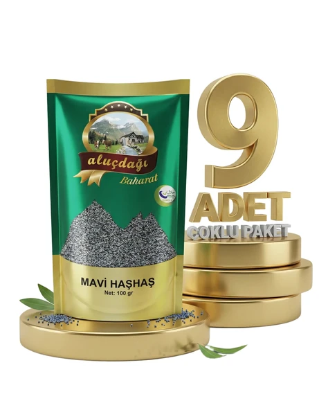 Aluçdağı Mavi Haşhaş 9x100 Gr ürün görseli 1