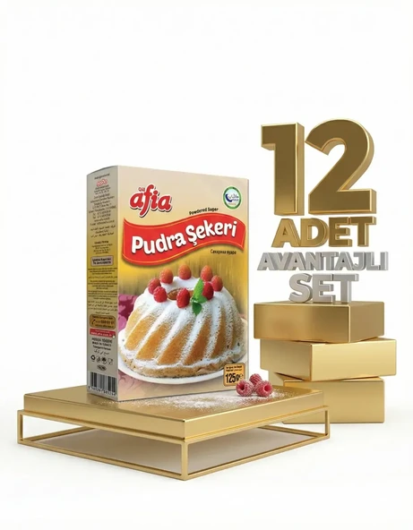 Afia Pudra Şekeri 12x125 Gr - Resim 2