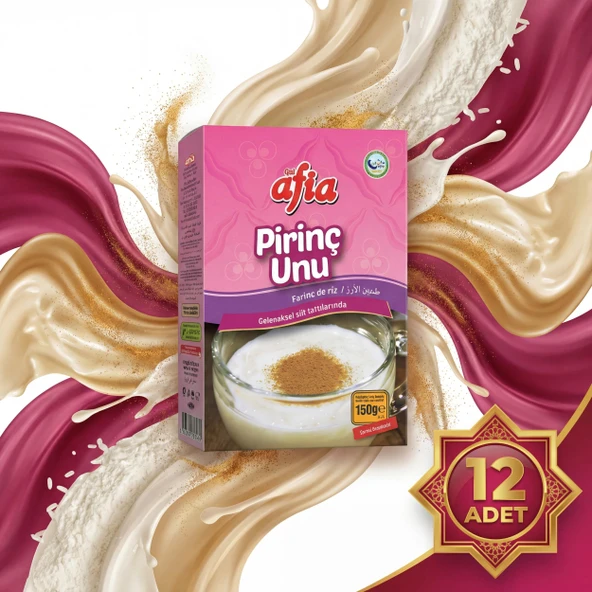 Afia Pirinç Unu 12x150 Gr - Resim 3