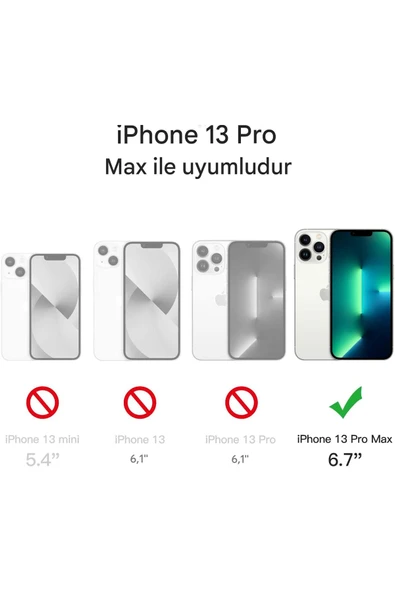 iPhone 13 Pro Max Şeffaf Magsafe Kılıf MTL SAFE - Resim 2