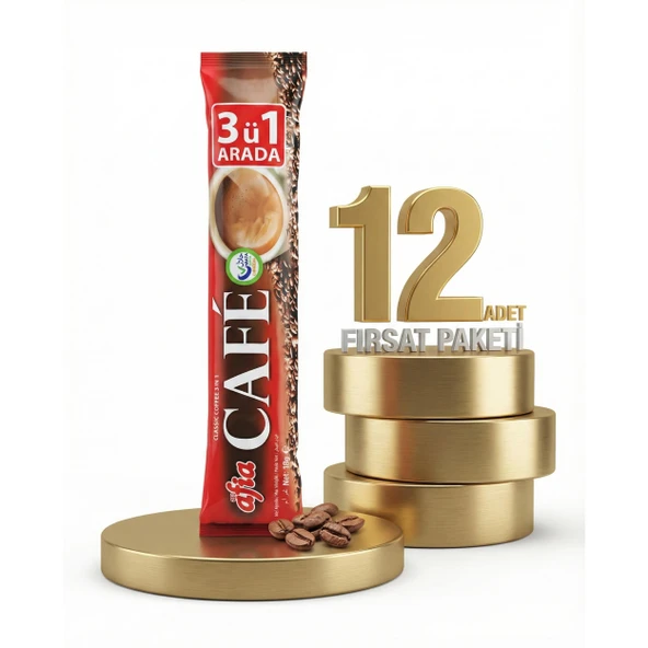 Afia 3ü 1 Arada Kahve Klasik 12x18 Gr ürün görseli 1