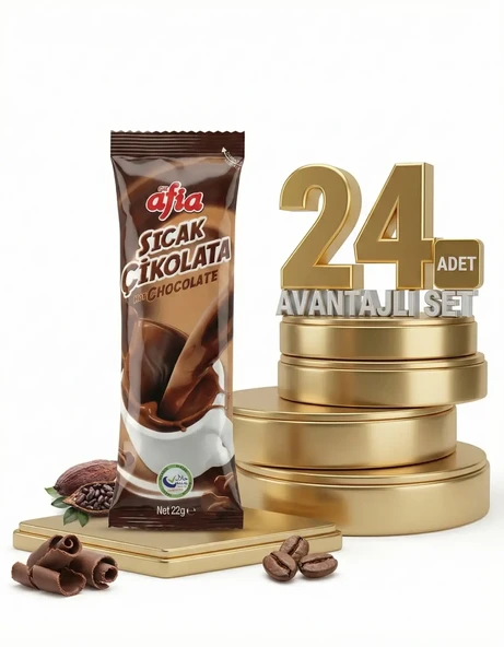 Afia Sıcak Çikolata 24x22 Gr - Resim 2