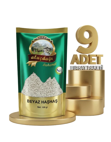Aluçdağı Beyaz Haşhaş 9x100 Gr - Resim 2
