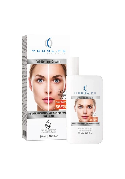 Moonlife Beyazlatıcı Güneş Kremi Spf50 50 ml ürün görseli 1