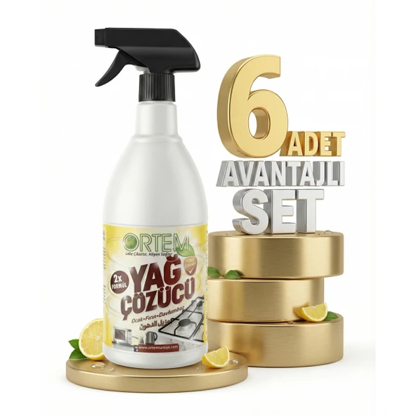 Ortem Yağ Çözücü 6x1 Kg ürün görseli 1