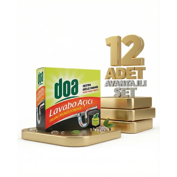Doa Toz Lavabo Açıcı x12 ürün görseli 1