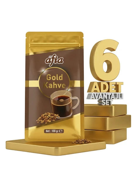 Afia Gold Kahve 6x100 Gr ürün görseli 1