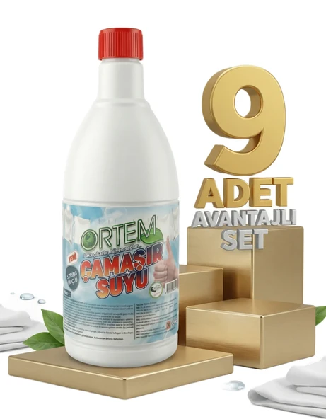 Ortem Çamaşır Suyu 9x1 Kg - Resim 2