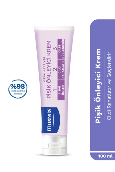 Mustela Vitamin Barrier 1.2.3 Pişik Kremi 100 Ml ürün görseli 1