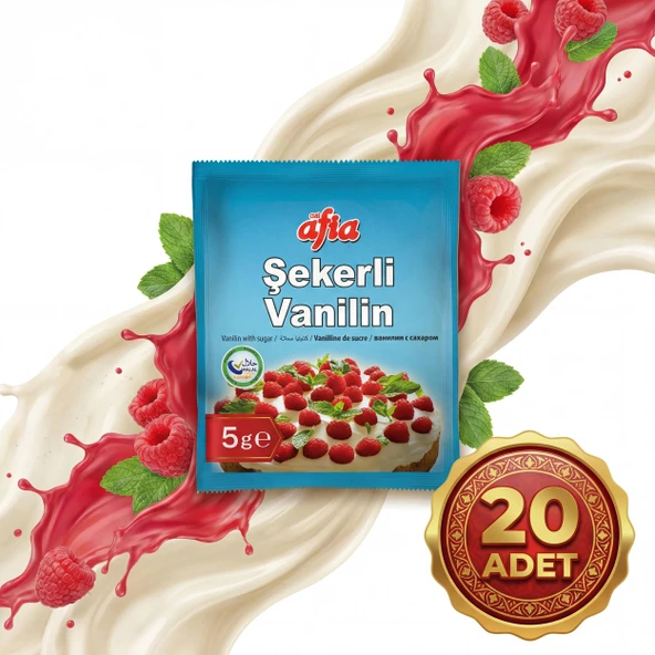 Afia Şekerli Vanilin 20x10lu - Resim 3