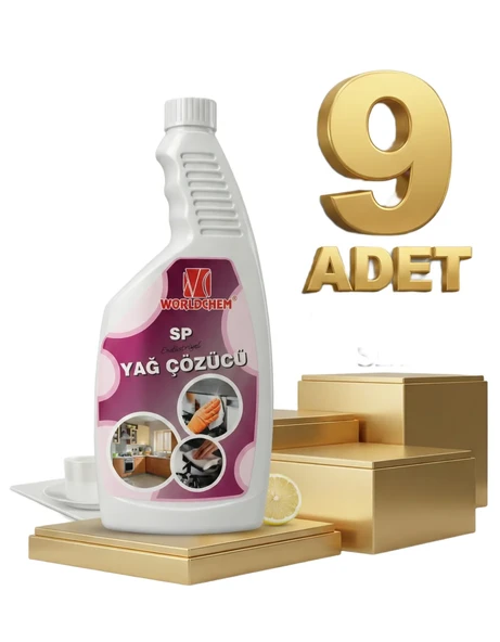 Worldchem Yağ Çözücü 9x500 Ml - Resim 2