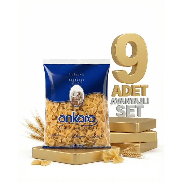 Ankara Fiyonk Makarna 9x500 Gr ürün görseli 1