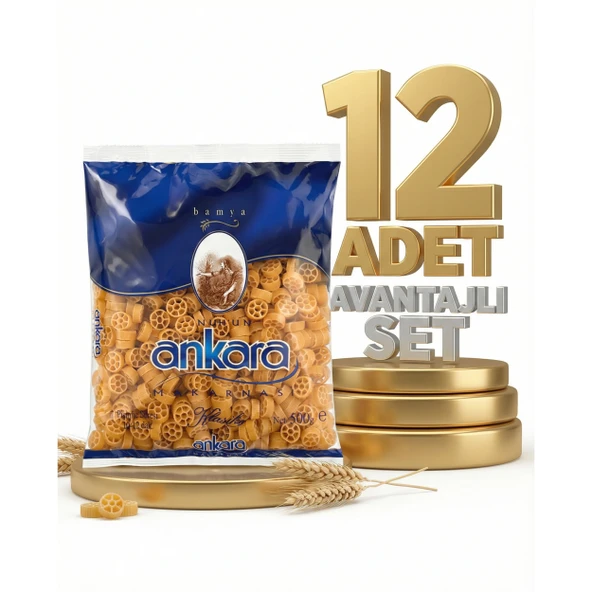 Ankara Makarna Bamya 12x500 Gr ürün görseli 1