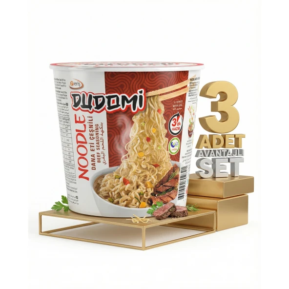 Dudomi Bardak Dana Eti Çeşnili 3x60 Gr ürün görseli 1