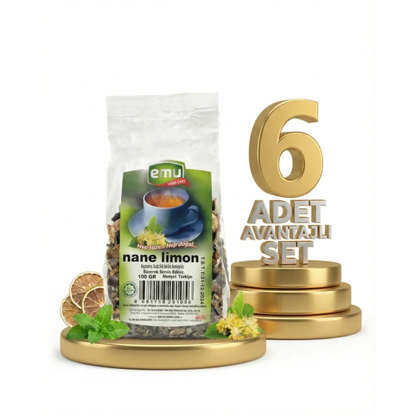 Emu Nane Limon 6x100 Gr - Resim 2