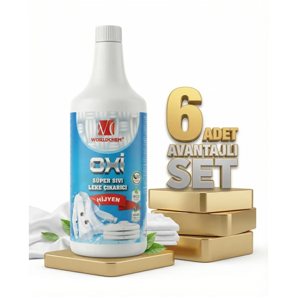 Worldchem Oxı Leke Çıkarıcı 6x1 Lt ürün görseli 1