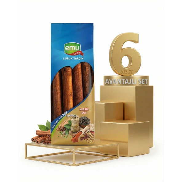 Emu Kabuk Tarçın 6x30 Gr ürün görseli 1
