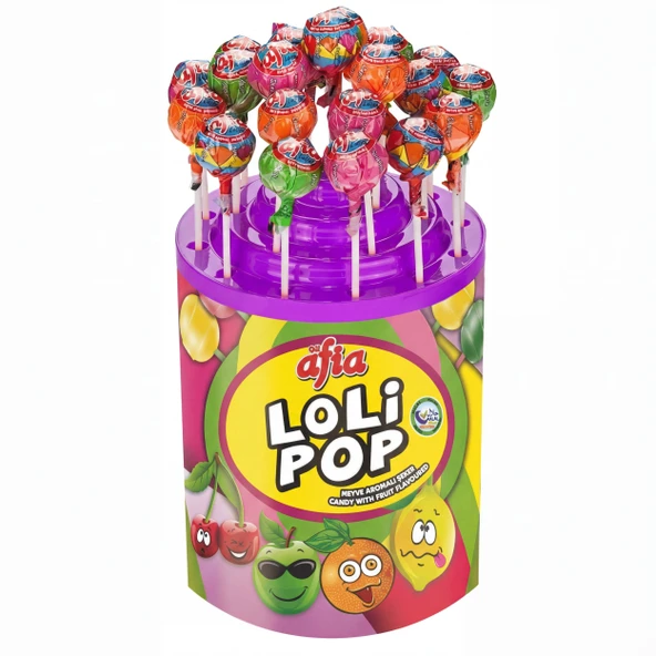 Afia Lolipop Meyve Aromalı Sert Şeker 120x10 Gr ürün görseli 1