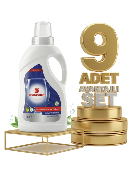 Worldchem Bulaşık Parlatıcı 9x1 Lt - Resim 2