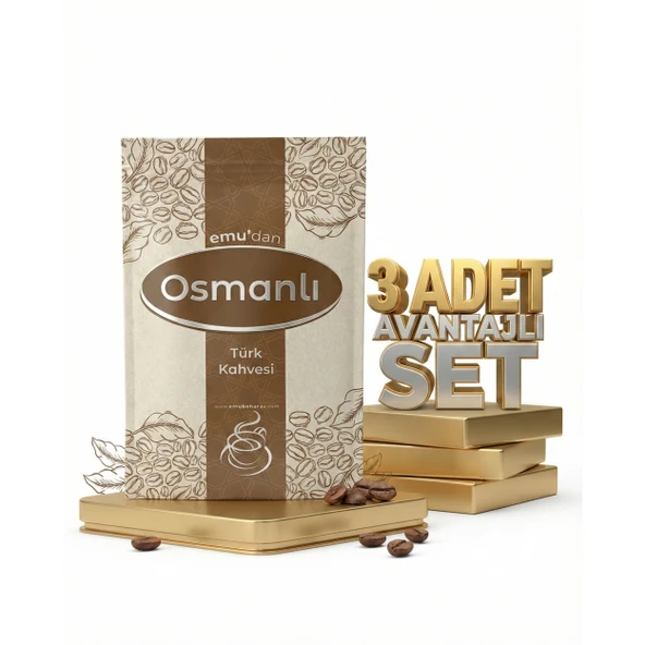 Emu Osmanlı Türk Kahvesi 3x150 Gr ürün görseli 1