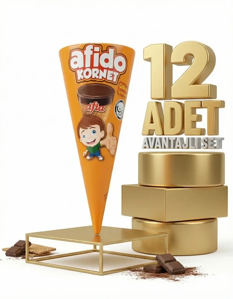 Afia Afido Kornet 12x25 Gr - Resim 2