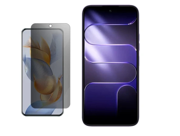 Tecno Spark 50 ile Uyumlu Mat Hayalet (Privacy) 9H Kırılmaz Nano Ekran Koruyucu ürün görseli 1