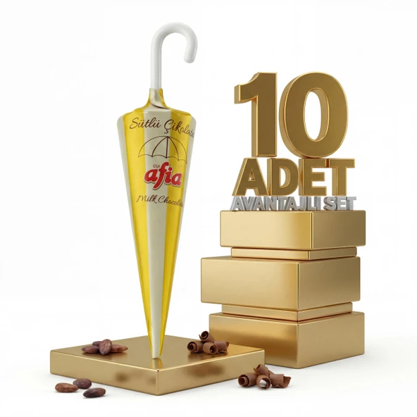 Afia Şemsiye Çikolata 10x25 Gr ürün görseli 1
