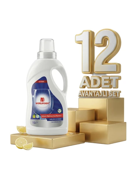 Worldchem Bulaşık Parlatıcı 12x1 Lt - Resim 2