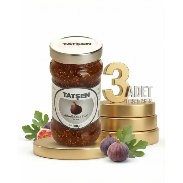 Tatşen Cam Reçel İncir 3x380 Gr ürün görseli 1