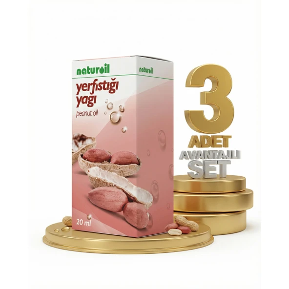 Naturoil Yer Fıstığı Yağı 3x20 Cc ürün görseli 1