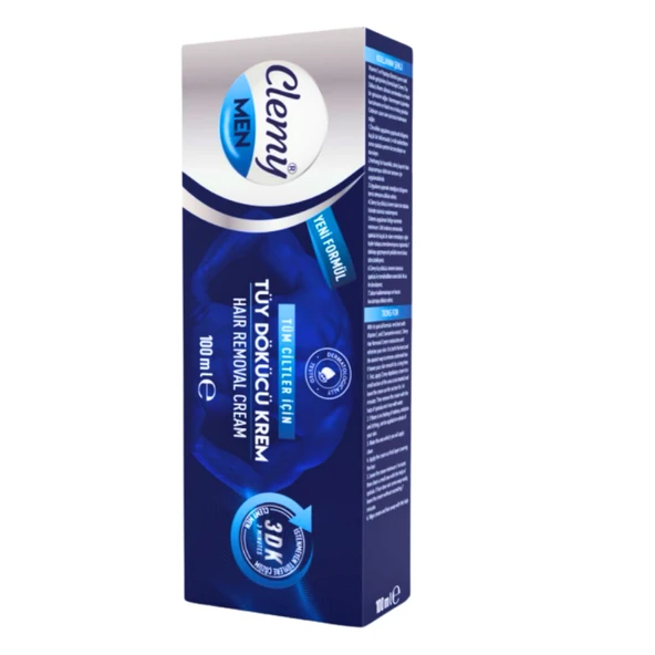 Clemy Men 3 Dk Tüy Dökücü Krem Tüm Ciltler İçin 100 Ml ürün görseli 1