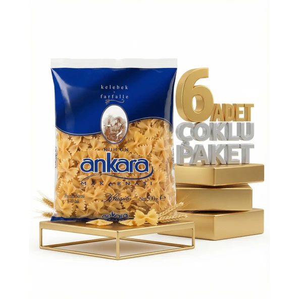 Ankara Fiyonk Makarna 6x500 Gr ürün görseli 1