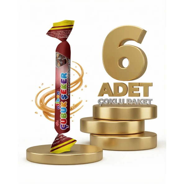 Afia Afibon Karamelli Çubuk Şeker 6x6,7 Gr ürün görseli 1