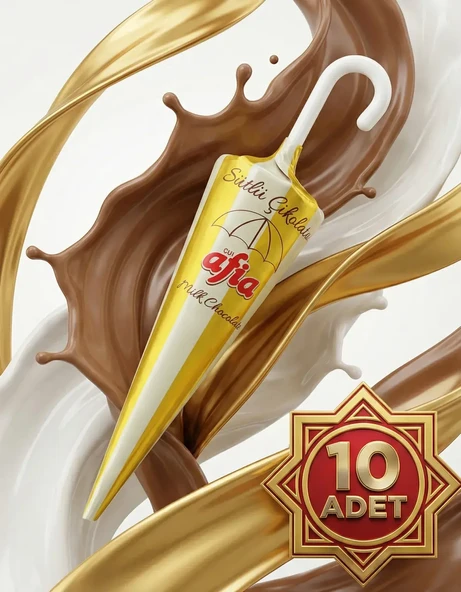Afia Şemsiye Çikolata 10x25 Gr - Resim 6