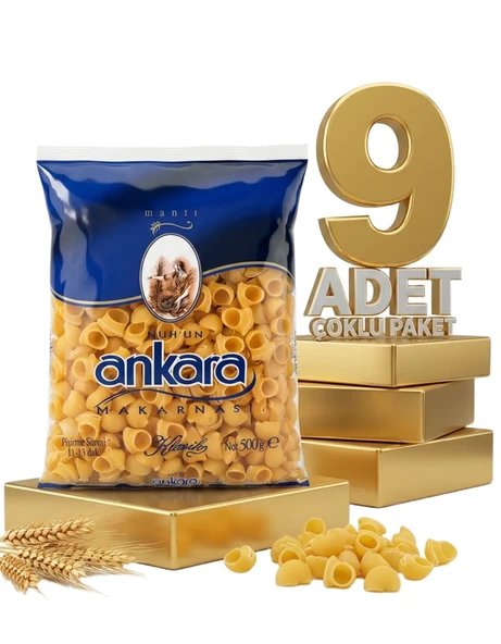 Ankara Mantı Makarna 9x500 Gr - Resim 2