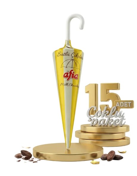 Afia Şemsiye Çikolata 15x25 Gr - Resim 2
