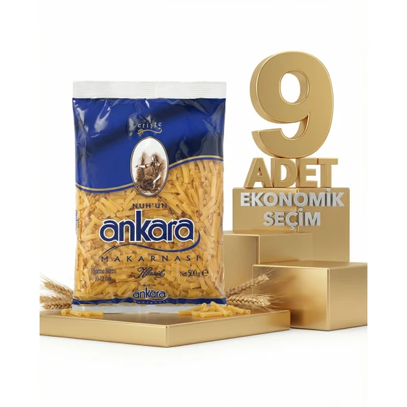 Ankara Erişte Makarna 9x500 Gr ürün görseli 1