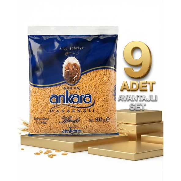 Ankara Arpa Şehriye Makarna 9x500 Gr ürün görseli 1