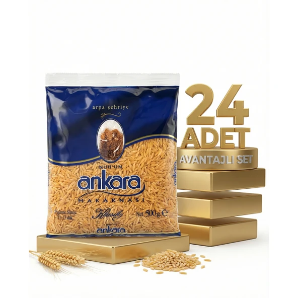 Ankara Arpa Şehriye Makarna 24x500 Gr ürün görseli 1